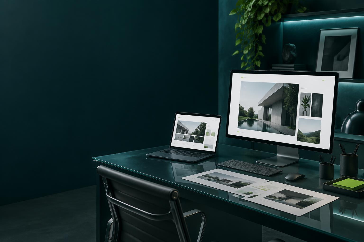 Studio de création web, écrans et maquettes de sites